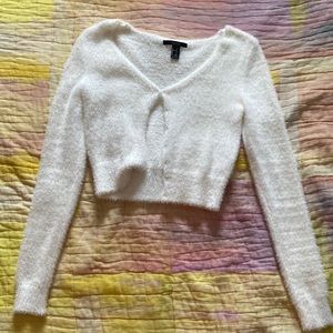 Forever 21 Cropped Sweater - S